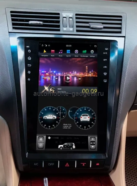Carmedia ZF-1252L-Q6 ("Тесла-Стиль") штатная магнитола для Lexus GS 2004-2011 на Android 11 c 8GB, DSP, 4G