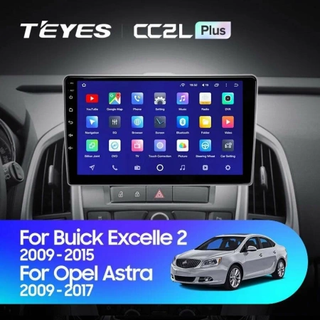 Штатное головное устройство Buick Excelle 2 2009-2015 Teyes CC2L PLUS 2/32 9 дюймов RM-9-024 на Android 8.1 (DSP, IPS, AHD)