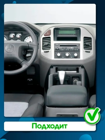 Штатная магнитола Canbox BGTR9-266 для Mitsubishi Pajero 3, Montero 3 1999-2006 (черная) на Android 10.1 (IPS, DSP, CarPlay)