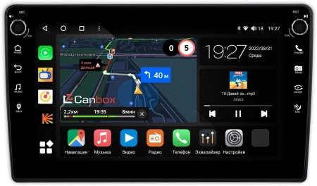 Штатная магнитола Chevrolet Spark 2005-2009 Canbox M-Line 7805-10-1280 на Android 10 (4G-SIM, 2/32, DSP, QLed) С крутилками