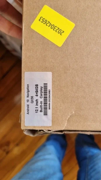 Carmedia NH-I1202 ("Тесла-стиль") Штатная магнитола для Infinity QX56 2007-2010 на Android 10, 4GB, DSP, 4G