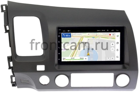 Магнитола в штатное место 2 din Honda Civic 8 4D 2005-2012 (левый руль, седан) Canbox 2/32 на Android 10 (GT7-RP-HNCV52-60) (IPS, DSP, CarPlay)