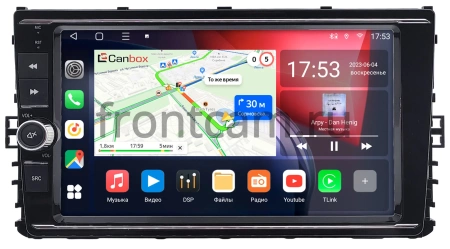 Штатная магнитола Skoda Kamiq 2018-2024 Canbox L-Line 4169-9-1330 на Android 10 (4G-SIM, 2/32, TS18, DSP, QLed)