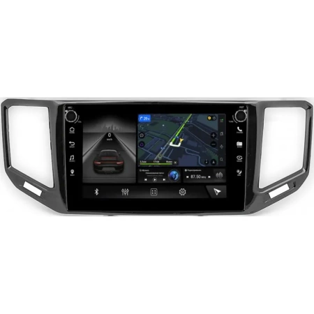Volkswagen Teramont 2016-2020 (Китайский рынок) (глянцевая) Canbox M-Line 7835-10-054 на Android 10 (4G-SIM, 2/32, DSP, QLed) С крутилками