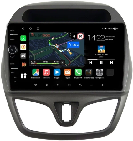 Chevrolet Spark 4 (M400) 2015-2024 Canbox M-Line 7841-9-1235 на Android 10 (4G-SIM, 4/64, DSP, QLed)