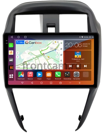 Nissan Sunny (N17) 2011-2024 Canbox H-Line 2K 4183-10-2238 на Android 10 (4G-SIM, 4/64, DSP, QLed)
