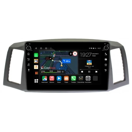 Штатная магнитола Canbox M-Line 7825-10-1193 для Jeep Grand Cherokee 3 (WK) 2004-2007 (руль слева) на Android 10 (4G-SIM, 2/32, DSP, QLed) С крутилками