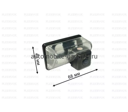 Pleervox PLV-IPAS-TYC01 камера заднего вида для Toyota Corolla 2006+, Auris 2006+ с динамической разметкой Pleervox PLV-IPAS-TYC01 камера заднего вида для Toyota Corolla 2006+, Auris 2006+ с динамической разметкой