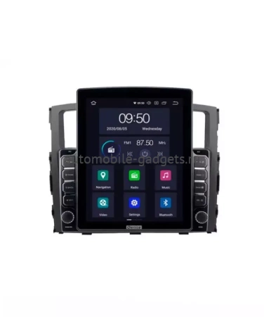 Carmedia OL-9566-12-D ("Тесла-стиль") магнитола для Mitsubishi Pajero IV (2006+) на Android 10 с 4Гб и DSP