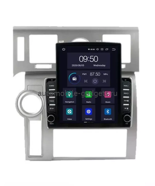 Carmedia OL-9299-12-D ("Тесла-стиль") магнитола для Hummer H2 2007-2009 на Android 10 с 4Гб и DSP