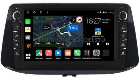 Hyundai i30 3 2017-2024 (глянцевая) Canbox M-Line 7831-9-071 на Android 10 (4G-SIM, 2/32, DSP, IPS) С крутилками