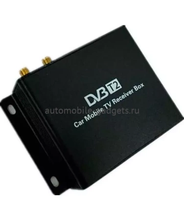 Автомобильный цифровой ТВ тюнер DVB-T2 Carmedia CM2S, 2 чипа, 2 антенны