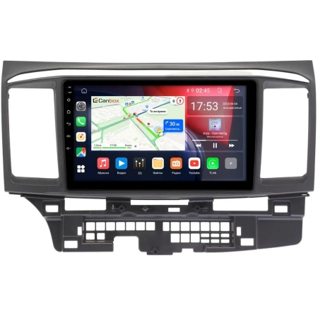 Штатная магнитола Mitsubishi Lancer 10 2007-2017 Canbox RS9-MI113N 1.5/32 Android 10 (IPS, DSP, CarPlay)