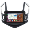 Штатная магнитола Canbox H-Line 7832-9-0663 для Chevrolet Cruze 2012-2016 (черно-серая, матовая) на Android 10 (4G-SIM, 4/32, DSP, IPS) С крутилками
