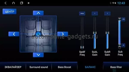Parafar PF002XHD Универсальная магнитола 2Din на Android 13 c 4GB, DSP, 4G