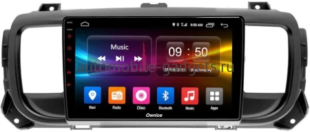 Carmedia OL-9934-P штатная магнитола для Citroen Dispatch, Jumpy, Spacetourer 2016+, Opel Vivaro, Zafira Live 2019+, PEUGEOT Expert, Traveller (2016+), TOYOTA ProAce (2016+) на Android 12 c 4GB, DSP, 4G