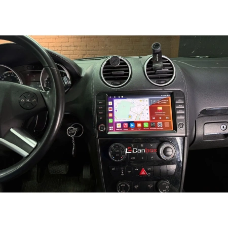 Штатная магнитола Canbox EVO 2K 5814-9-0084 для Mercedes-Benz GL (x164), ML (w164) 2005-2011 (оранжевая подсветка клавиш, Тип 2) на Android 14 (4G-SIM, 4/64, DSP, QLed, AI, 360)
