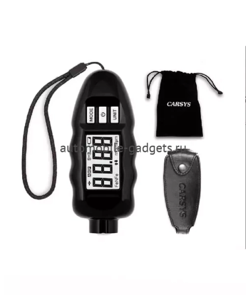 Толщиномер CARSYS DPM-816 Pro COMBO черный (с чехлами в комплекте)