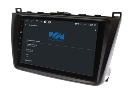 Штатная магнитола Mazda 6, Atenza 2007 - 2012 Wide Media MT9033QT-2/32