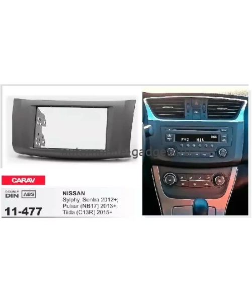 Переходная рамка CARAV 11-477 NISSAN Sylphy / Sentra / Pulsar (NB17) / Tiida (C13R) (2012-2015+)