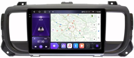 Carmedia SF-9934-MKD-9509-2K-664-D7 штатная магнитола для Citroen Dispatch, Jumpy, Spacetourer 2016+, Opel Vivaro, Zafira Live 2019+, PEUGEOT Expert, Traveller (2016+), TOYOTA ProAce (2016+) на Android 13 c 6GB, DSP, 4G