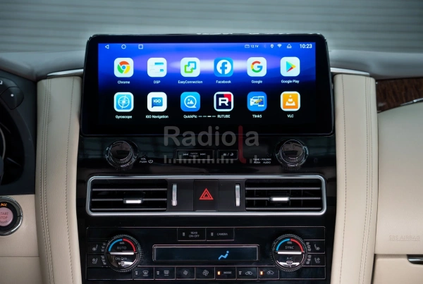 Radiola RDL-QX80/Patrol DH Штатный монитор 12.3" для Nissan Patrol, Infiniti QX80 2010-2021 на Android 13, 8GB, DSP, 4G