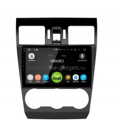 Roximo CarDroid RD-3401F штатная магнитола для Subaru Forester (2013+), Impreza (2012-2016), XV (2011-2016)  на Android 10 с 4GB, DSP