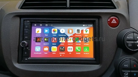 Магнитола в штатное место 2 din Honda Fit 2 2007-2014 (правый руль) Canbox M-Line 5601-RP-HNFT3C-99 на Android 10 (4G-SIM, 2/32, DSP, IPS) С крутилкой