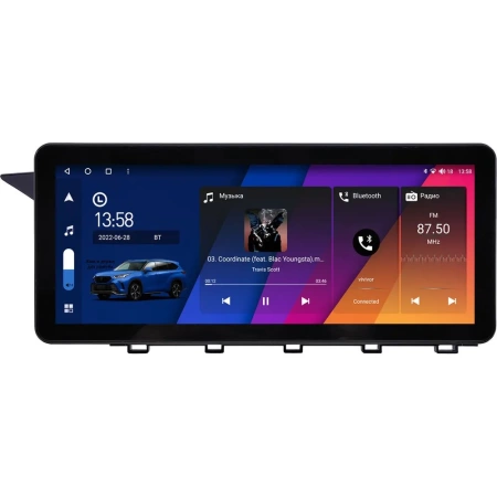 Штатная магнитола Mercedes-Benz GLK (x204) 2008-2012 12.3 дюйма Canbox GT1231-0650 на Android 10 (CarPlay, 2/32, DSP, QLed) Audi Style