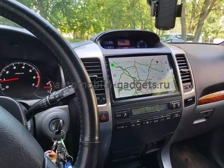Roximo S10 RS-1105 штатная магнитола для Toyota Land Cruiser Prado 120 (2002-2009) Lexus GX 470 (2002-2009) на Android 10 c 2GB оперативной памяти и DSP процессором