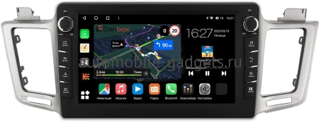 Штатная магнитола Toyota RAV4 4 (XA40) 2012-2019 Canbox M-Line 7835-1060 (для авто без камеры) на Android 10 (4G-SIM, 2/32, DSP, QLed) С крутилками