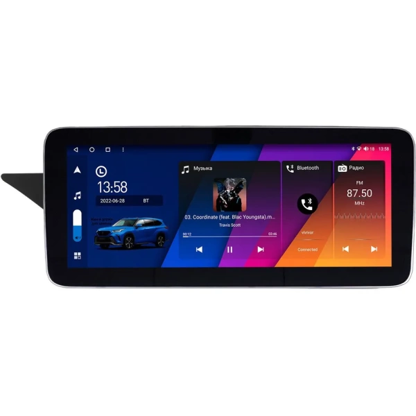 Штатная магнитола Mercedes-Benz E (w212) 2009-2016 (седан) 12.3 дюйма Canbox M-Line 7713-0680 на Android 10 (4G-SIM, 4/64, DSP, QLed) Mercedes Style