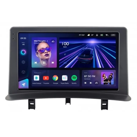 Штатное головное устройство Renault Clio 3 2005-2014 Teyes CC3 4/32 9 дюймов RM-9-2486 на Android 10 (4G-SIM, DSP, QLed)