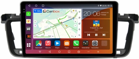 Peugeot 508 2011-2018 Canbox H-Line 2K 4180-9-271 на Android 10 (4G-SIM, 4/32, DSP, QLed)