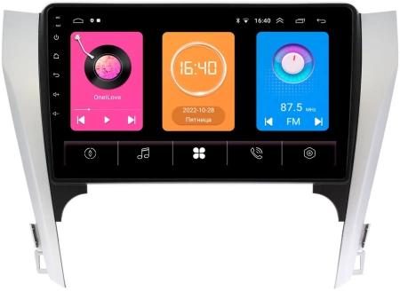 Штатная магнитола OEM RK10-169-1 для Toyota Camry XV50 2011-2014 на Android 10 (CarPlay, AHD, 1/32) (для авто с камерой, JBL)