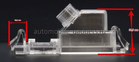 Камера заднего вида SonyMCCD 170 градусов cam-020 для Hyundai Solaris Hatchback 12+ / KIA Rio Hatchback, Ceed 2012+