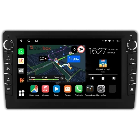 Магнитола под рамки 10" Canbox M-Line 7835 (матовая) 9 дюймов на Android 10 (4G-SIM, 2/32, DSP, QLed) С крутилками