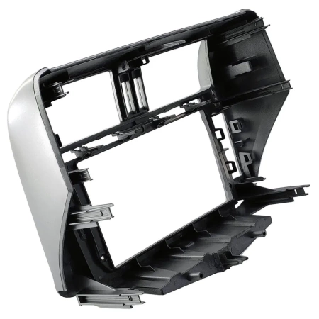 Штатная магнитола Canbox M-Line 5610-9003 для Toyota Land Cruiser Prado 150 2009-2013 (серебристая, для авто с усилителем) на Android 10 (4G-SIM, 2/32, DSP, QLed, Tesla)