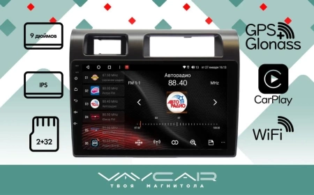 Магнитола Vaycar 09L для TOYOTA LC J70 2007-2014 (Андроид, 2+32Гб)