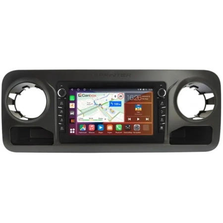 Штатная магнитола Canbox H-Line 7838-10-2049 для Mercedes-Benz Sprinter (w907) 2018-2024 на Android 10 (4G-SIM, 6/128, DSP, QLed) С крутилками