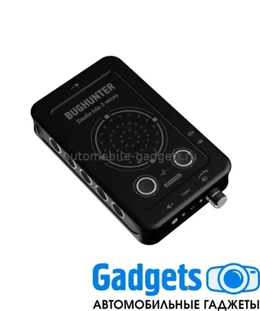 Подавитель микрофонов, подслушивающих устройств и диктофонов BugHunter DAudio bda-3 Voices с 7 УЗ-излучателями и акустическим глушителем