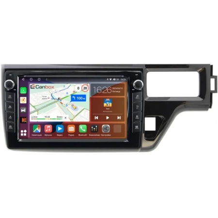Штатная магнитола Canbox H-Line 7827-1099 для Honda Stepwgn 5 2015-2022 на Android 10 (4G-SIM, 4/64, DSP, QLed) С крутилками