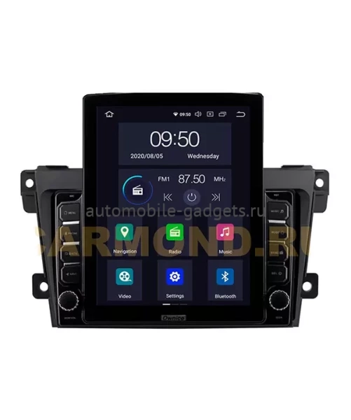 Carmedia OL-9509-12-D ("Тесла-стиль") магнитола для Mazda CX-7 (2006-2012) на Android 10 с 4Гб и DSP