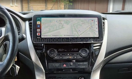 NaviPilot DROID10 ULTRA MAX 12.3" штатная магнитола для Mitsubishi Pajero Sport 2016-2021 на Android 10 с 8Gb, DSP, 4G