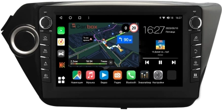 Штатная магнитола Kia Rio 3 2011-2017 Canbox M-Line 7831-9011 на Android 10 (4G-SIM, 2/32, DSP, IPS) С крутилками