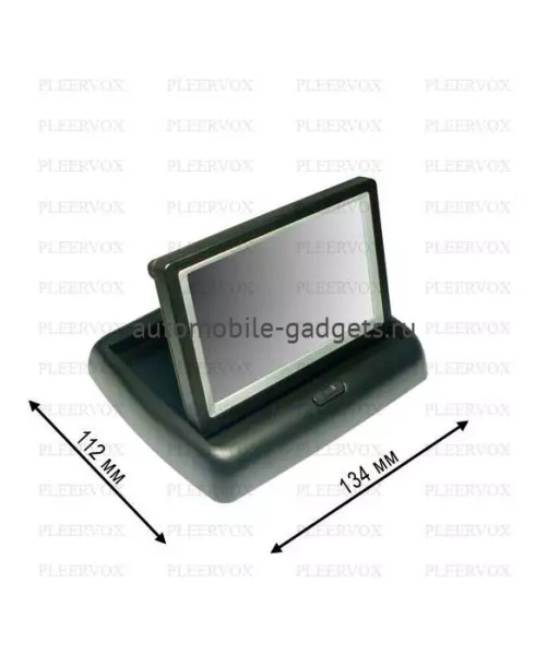 Pleervox PLV-MON-SPR43 универсальный складной монитор для камеры на торпедо автомобиля