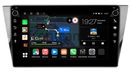 Volkswagen Bora 3 2016-2022 Canbox M-Line 7805-10-2590 на Android 10 (4G-SIM, 2/32, DSP, QLed) С крутилками