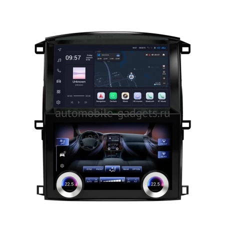 Carmedia ZF-9001-GE штатная магнитола для Toyota LC 100, Lexus LX 470 2002-2009 на Android 13 c 8GB, DSP, 4G