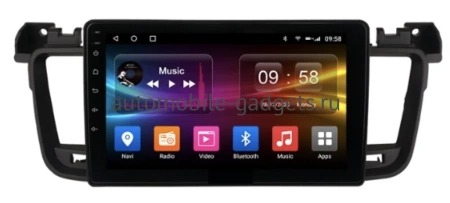 Carmedia OL-9142-J штатная магнитола для Peugeot 508 2011-2018 на Android 10 c 4GB, DSP, 4G