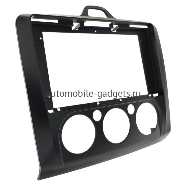 Штатная магнитола Canbox H-Line 7844-9-0526 для Ford Focus 2 2007-2011 (черная, авто с кондиционером) на Android 10 (4G-SIM, 6/128, DSP, QLed)
